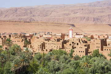 Fototapeta na wymiar Valley view in Morocco, Africa