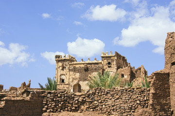 Fototapeta na wymiar Telouet Kasbah palace