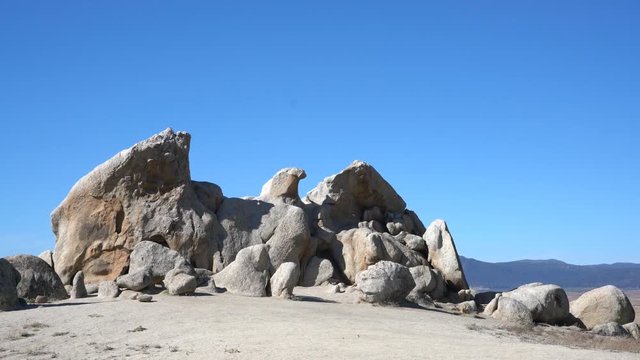 The famous and beautiful Eagle Rock in PCT Trail, Warner Springs, California, United States