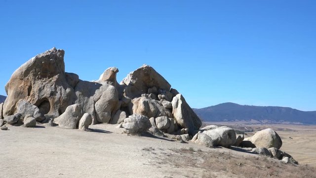 The famous and beautiful Eagle Rock in PCT Trail, Warner Springs, California, United States