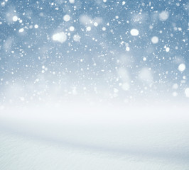 Winter background and snow