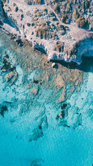Aerial view of the amazing sea