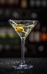Fotobehang Close up of martini cocktail © Grafvision