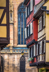 Little Venice, Old city of Colmar, the capital of Alsatian wine, Haut-Rhin, France