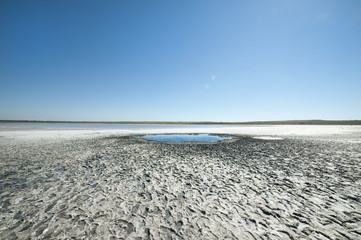 Lake Solenoye.Tamansky peninsula.