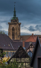Old city of Colmar, the capital of Alsatian wine, Haut-Rhin, France