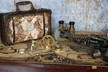 Steampunk viaggiatore © tiky224