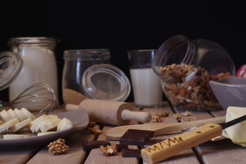 préparation gâteau