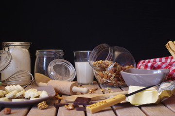 préparation gâteau