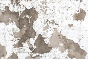 Papier Peint photo Vieux mur texturé sale fissure du vieux mur de ciment