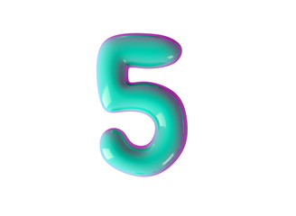 Alphabet and numbers 