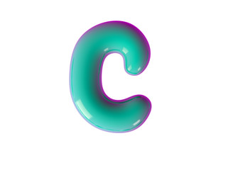 Alphabet letters A to Z each separate 