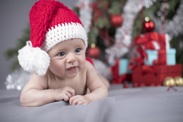 Santa Christmas baby