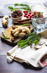 Organic food concept