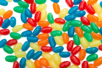 jelly beans isolated