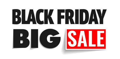 Black friday. Vector illustration. For flyers, invitation, posters, brochure, banners.