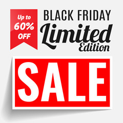 Black friday. Vector illustration. For flyers, invitation, posters, brochure, banners.