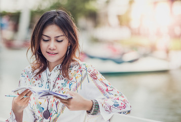 Asian women are happy