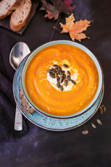Homemade Pumpkin Soup for Autumn Days