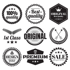 Obraz premium Vintage Retro Vector Logo for banner