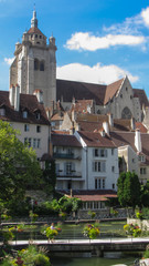 Fototapeta na wymiar Collégiale Notre-Dame de Dole
