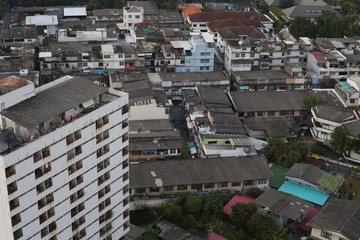 8 November, 2017: City buildings at Bangkok Thailand