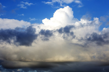 Sky background with clouds . Sky with clouds