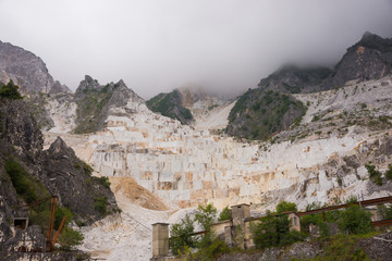 Carrara marble quarry, Italy