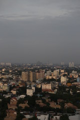 Naklejka premium Bangkok buildings in big city