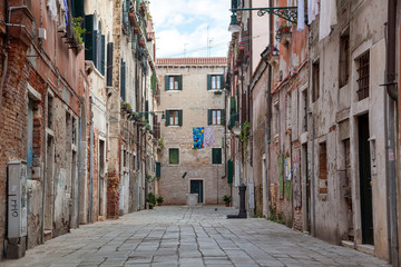 Wohnhäuser in Venedig, Italien