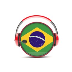 Brazil clock headset