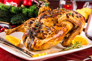 Weihnachtsgans knusprig gebraten (ente)