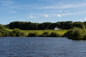 Natural lake near Billud, Denmark