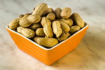 Bowl of peanuts