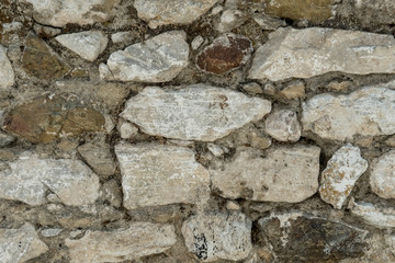 Granite texture, stone wall surface closeup
