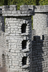 tower of a model castel