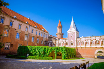 Fototapeta premium Gothic Piast Castle (Zamek Piastowski) in Legnica, Silesia, Poland