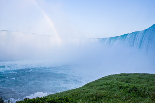 Niagara Falls Behind the Rock