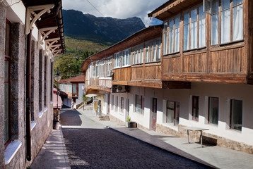 Old houses in Gurzuf. Leningradskaya str.