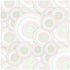 Fototapeta na wymiar Circle colorful seamless pattern stock vector illustration