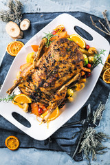 Weihnachtsgans knusprig gebraten (ente)