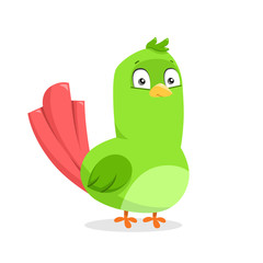 Cartoon vector bird