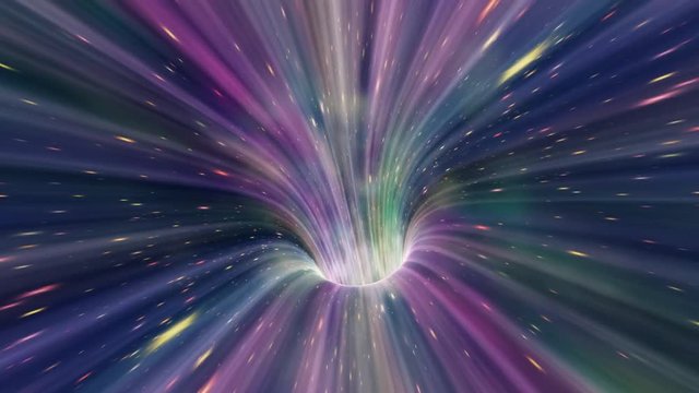 Flying through the wormhole