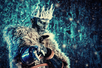 Obraz premium frozen zombie king