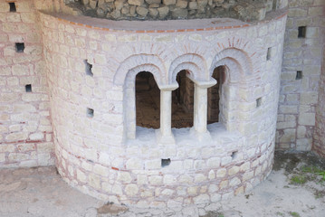 Demre, provinces of Antalya, Turkey -March 10, 2014:fragment of the Church of St. Nicholas, Demre Turkey