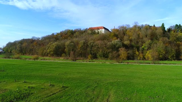 Luftbildaufnahme der Stadt Weihenstephan