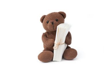 Teddybär mit Taschentücher