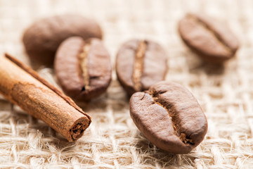 Coffee beans for background