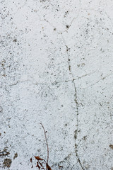 The vertical view of old,white, grey grunge concrete texture or background. Copy space. graphical resource