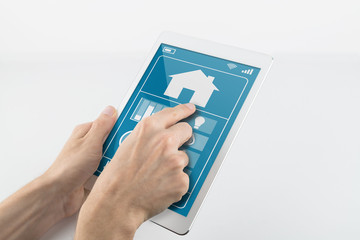 Tablet controlling internet of things devices